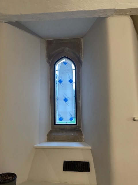 New CosyGlazing on stone mullion window