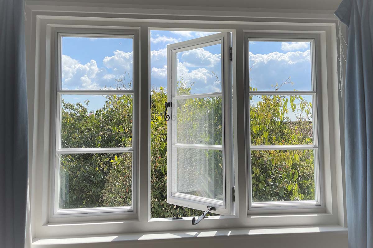 Integrated Triple Casement Window with Secondary Glazing